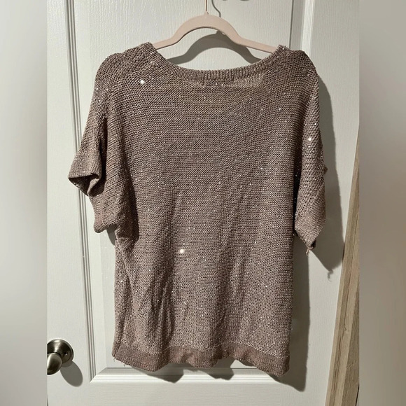 WD NY sweater top with sequins sz 1X. - Picture 4 of 6